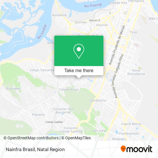 Nainfra Brasil map