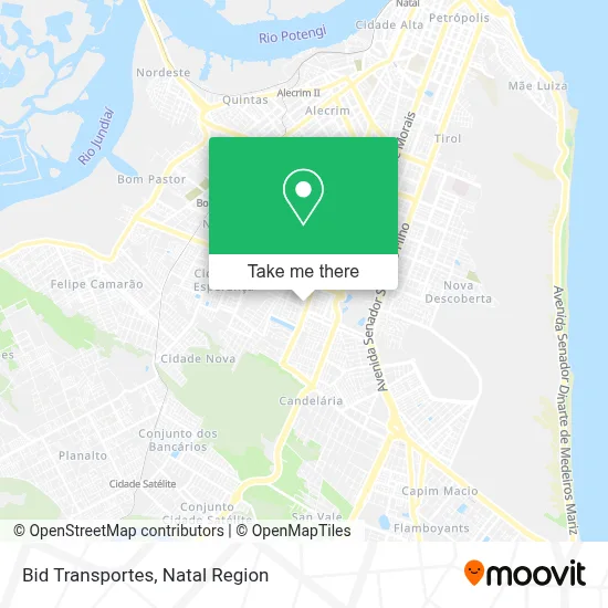 Bid Transportes map