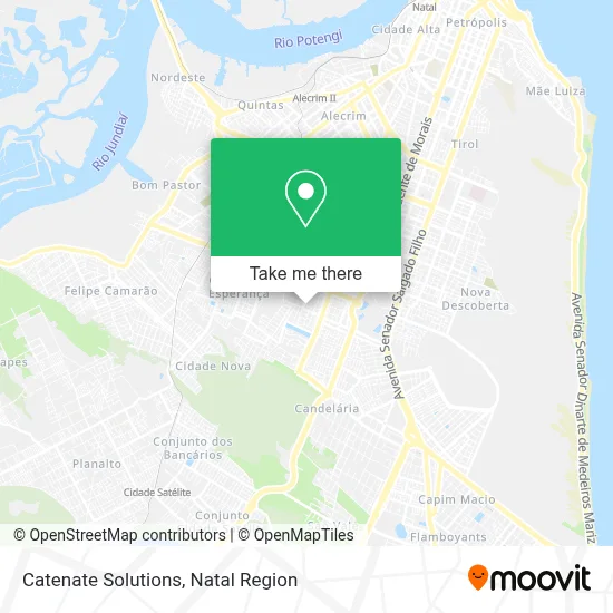 Catenate Solutions map