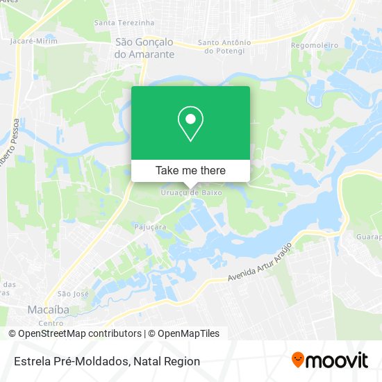 Estrela Pré-Moldados map