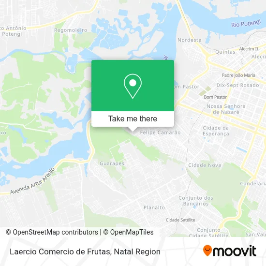 Laercio Comercio de Frutas map