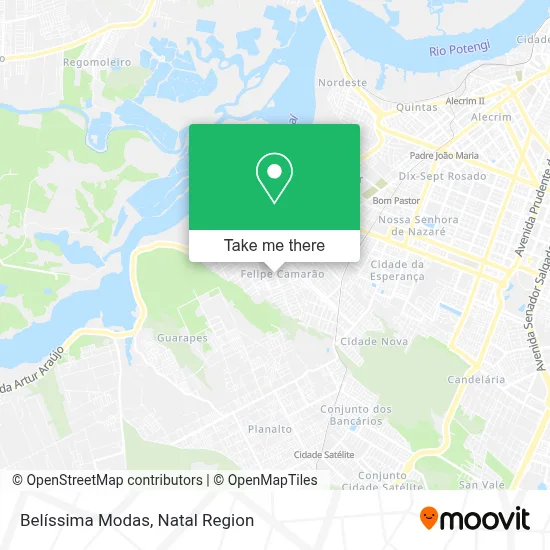 Belíssima Modas map