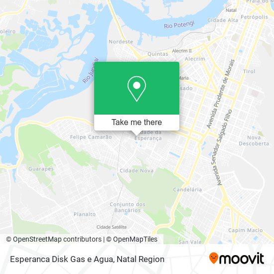 Esperanca Disk Gas e Agua map