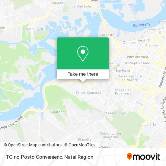 TO no Posto Convenienc map