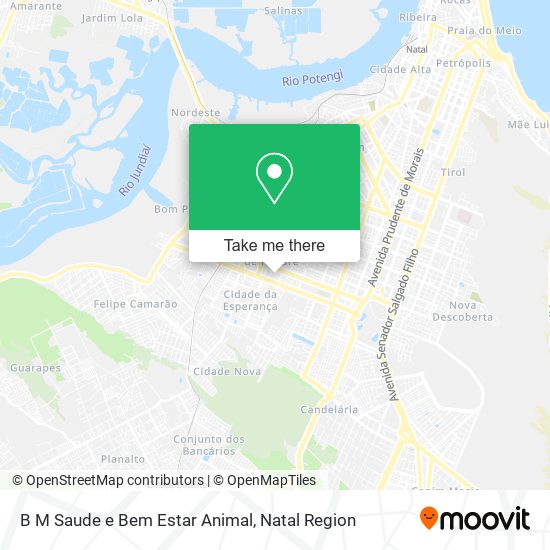 B M Saude e Bem Estar Animal map