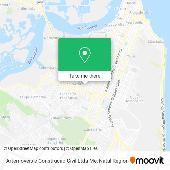 Mapa Artemoveis e Construcao Civil Ltda Me