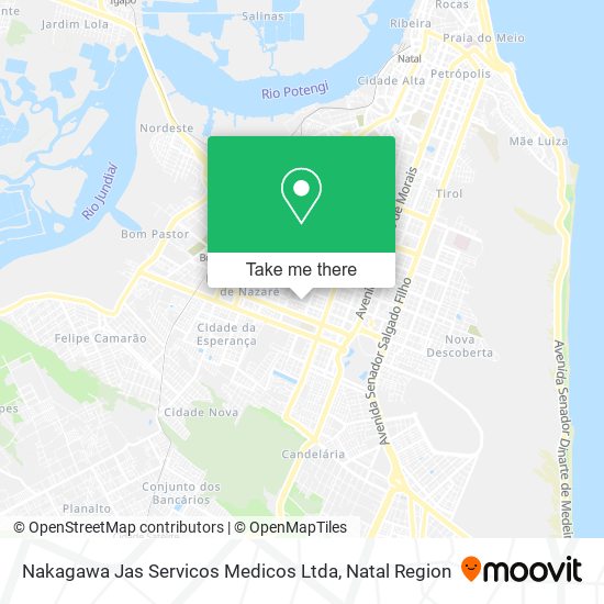 Mapa Nakagawa Jas Servicos Medicos Ltda