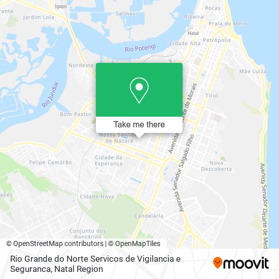 Rio Grande do Norte Servicos de Vigilancia e Seguranca map