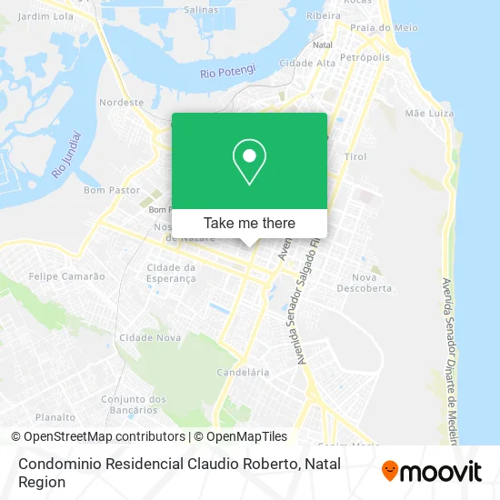Condominio Residencial Claudio Roberto map