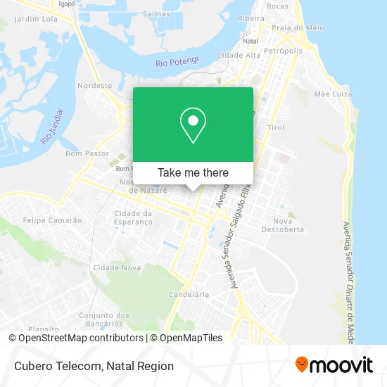 Cubero Telecom map
