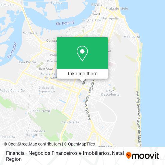 Financia - Negocios Financeiros e Imobiliarios map