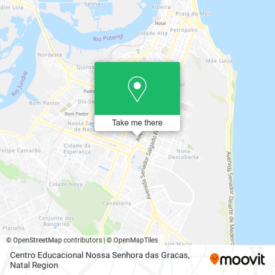 Mapa Centro Educacional Nossa Senhora das Gracas