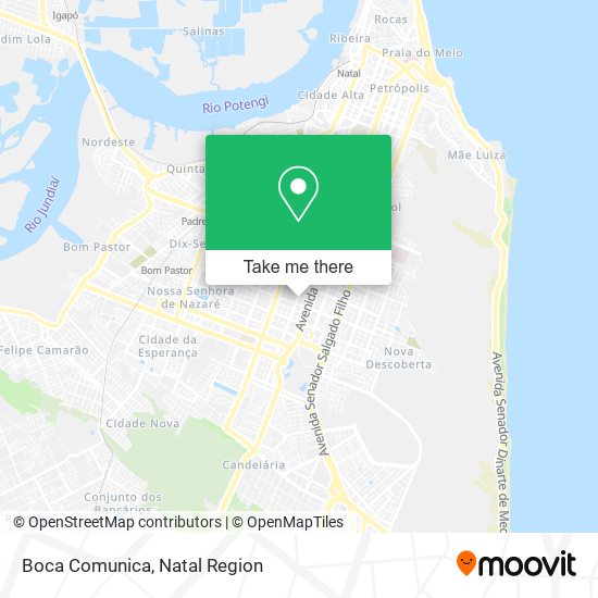 Boca Comunica map