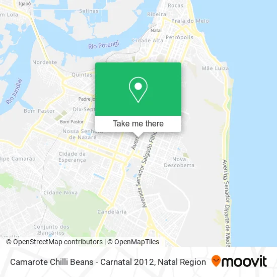 Camarote Chilli Beans - Carnatal 2012 map