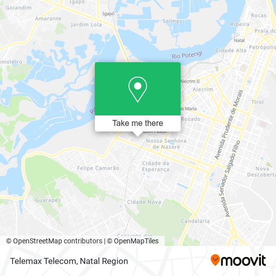 Mapa Telemax Telecom