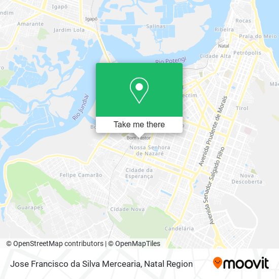 Jose Francisco da Silva Mercearia map