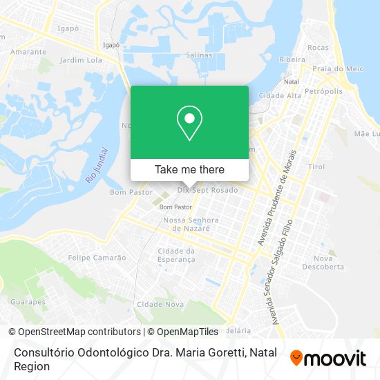 Consultório Odontológico Dra. Maria Goretti map