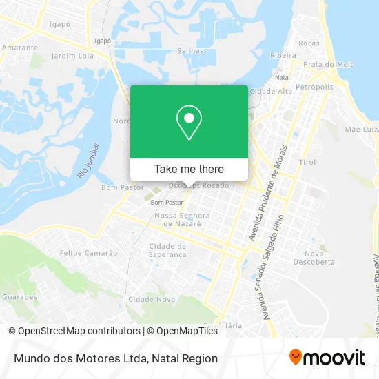 Mundo dos Motores Ltda map