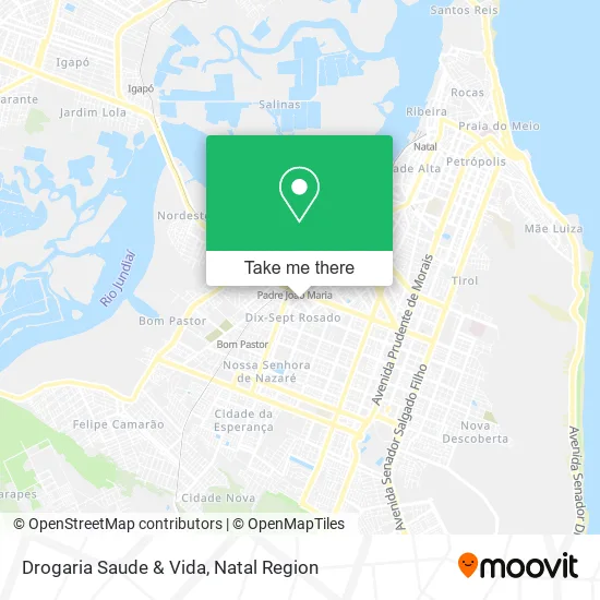 Drogaria Saude & Vida map