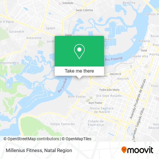 Millenius Fitness map