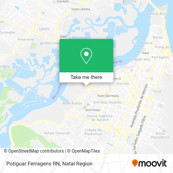 Potiguar Ferragens RN map