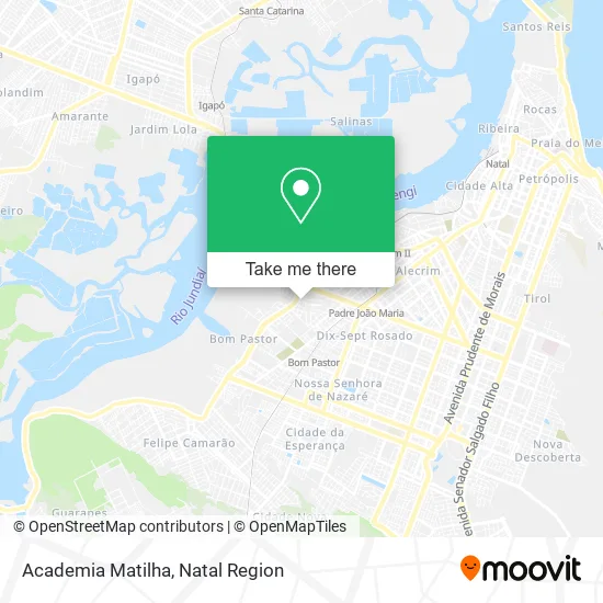 Academia Matilha map