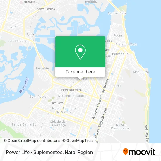 Power Life - Suplementos map