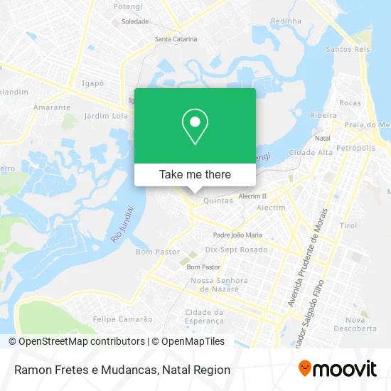 Ramon Fretes e Mudancas map