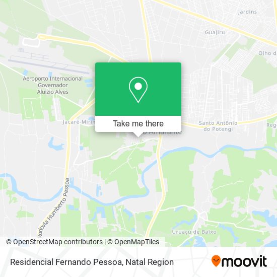 Mapa Residencial Fernando Pessoa