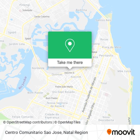 Centro Comunitario Sao Jose map