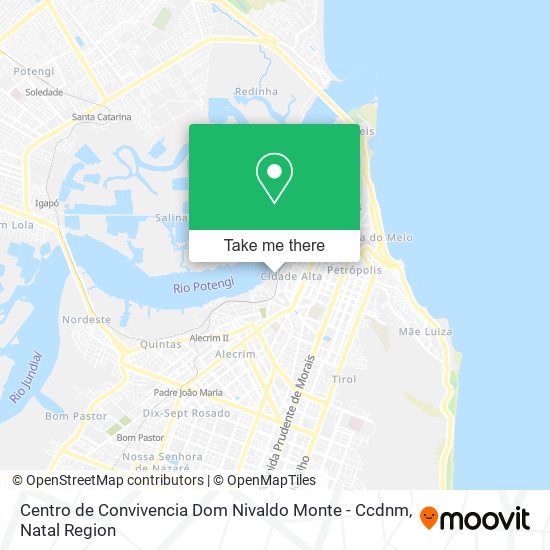 Centro de Convivencia Dom Nivaldo Monte - Ccdnm map