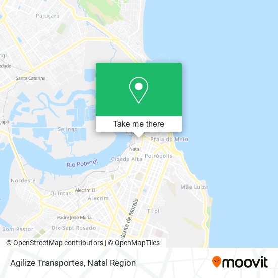 Agilize Transportes map