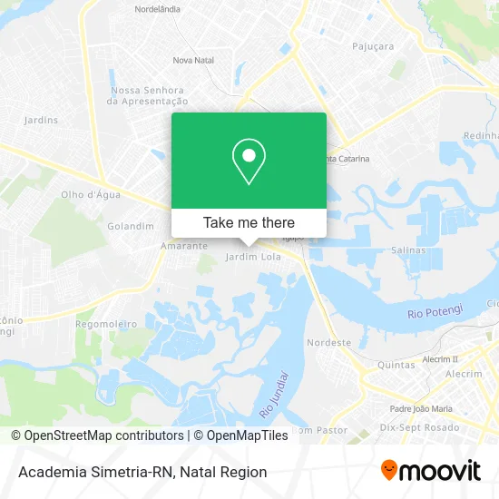 Academia Simetria-RN map