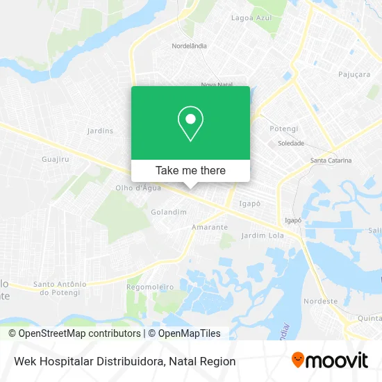 Wek Hospitalar Distribuidora map