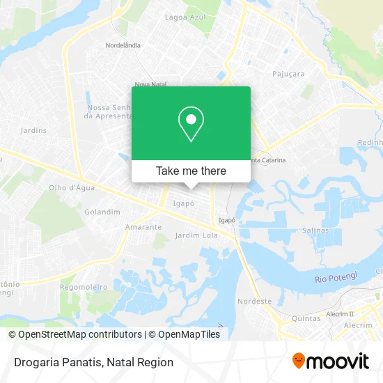 Drogaria Panatis map