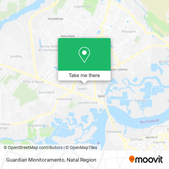 Guardian Monitoramento map