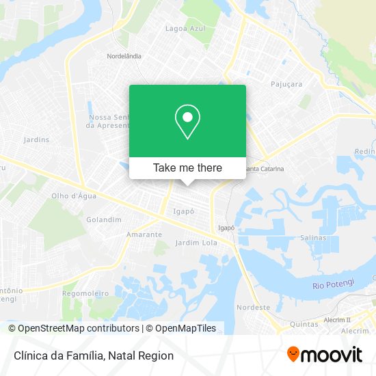 Clínica da Família map