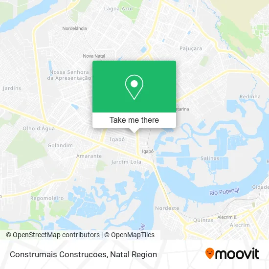 Construmais Construcoes map