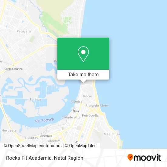 Rocks Fit Academia map