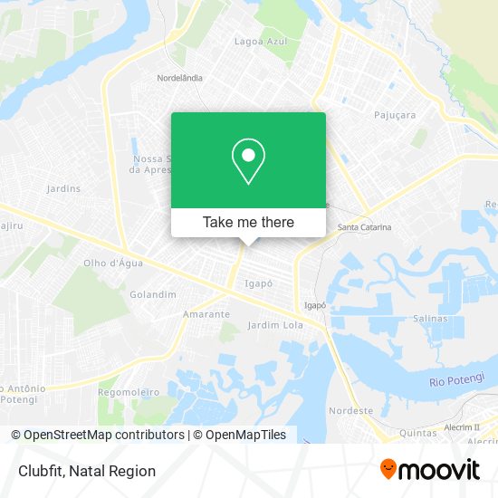 Clubfit map