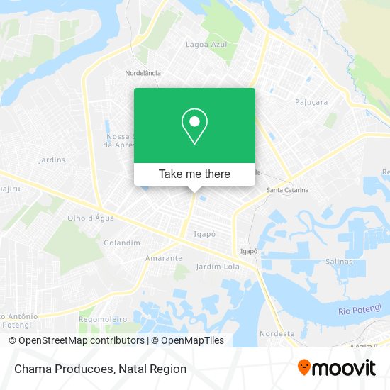 Chama Producoes map