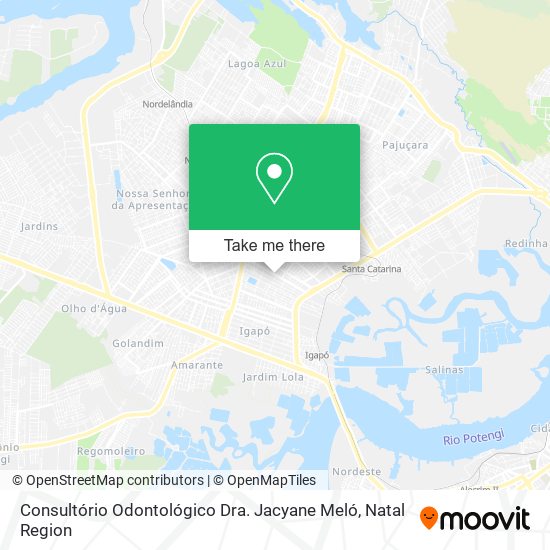Consultório Odontológico Dra. Jacyane Meló map