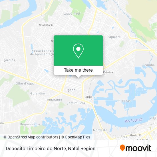 Deposito Limoeiro do Norte map