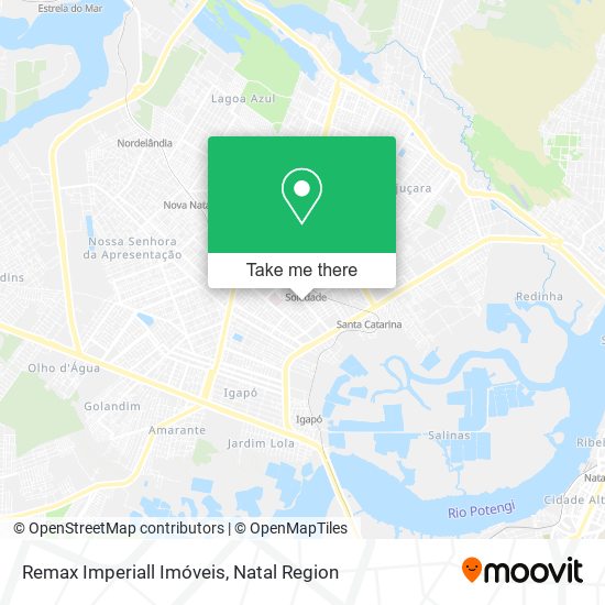 Mapa Remax Imperiall Imóveis