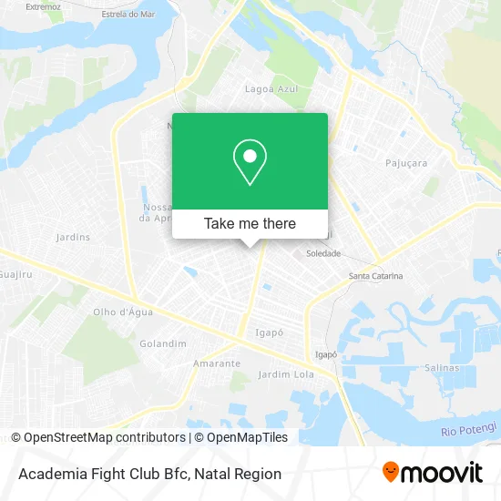 Academia Fight Club Bfc map