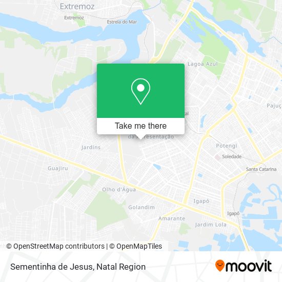 Mapa Sementinha de Jesus