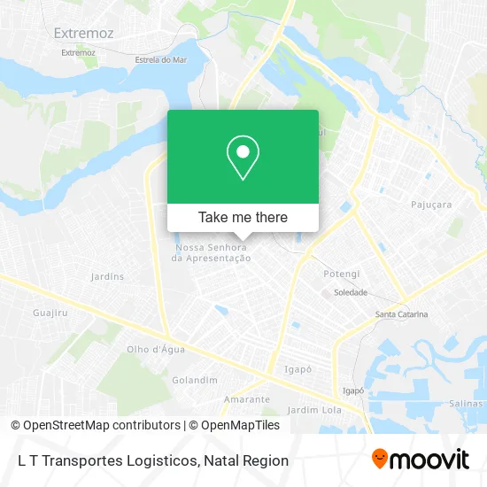 L T Transportes Logisticos map