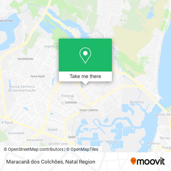 Mapa Maracanã dos Colchões