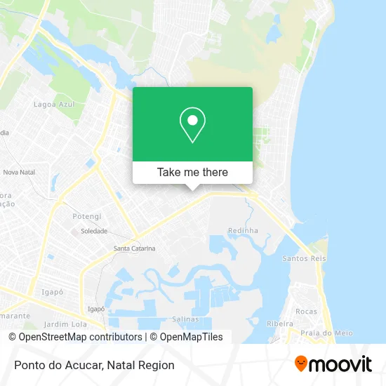 Ponto do Acucar map