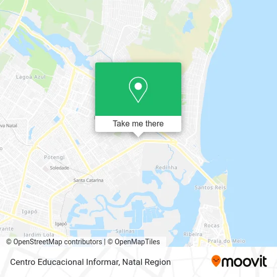 Centro Educacional Informar map